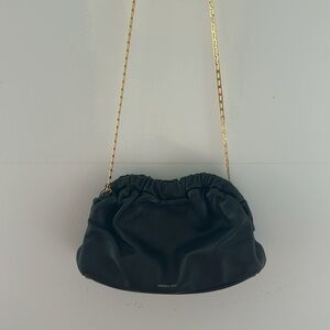 Mansur Gavriel Black Leather Shoulder Bag